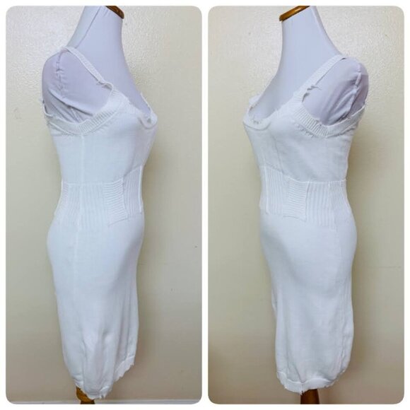 SER.O.YA White Spaghetti Strap Slip Dress - Picture 3 of 10